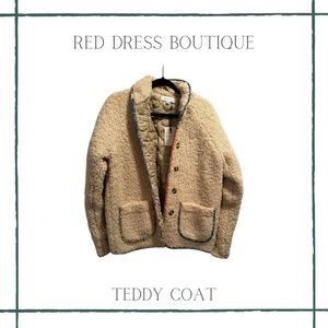 Red Dress Boutique Sherpa Coat